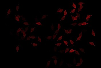 Dark Red vector doodle backdrop.