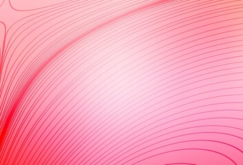 Light Pink, Yellow vector layout with curved lines.