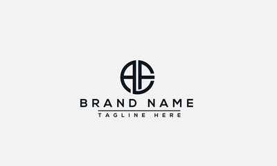 AF Logo Design Template Vector Graphic Branding Element.