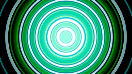  緑色の円形プロシージャル