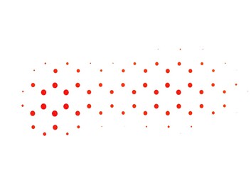 Light red vector cover with spots.