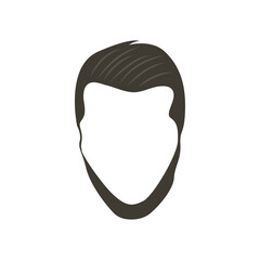 Hairstyle icon design template vector isolated illustration