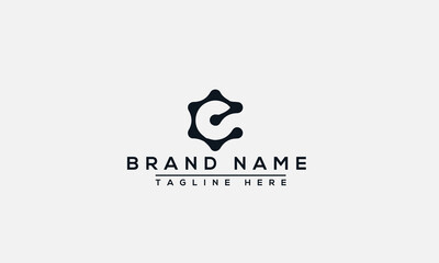 Naklejka premium E Logo Design Template Vector Graphic Branding Element.