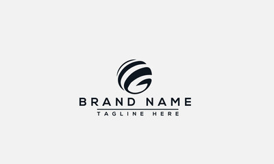 G Logo Design Template Vector Graphic Branding Element.