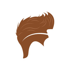 Hairstyle icon design template vector isolated illustration