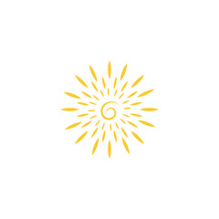 Sun Vector illustration Icon Logo Template design