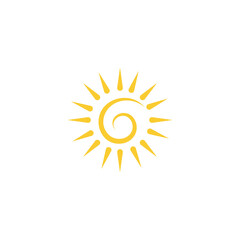 Sun Vector illustration Icon Logo Template design
