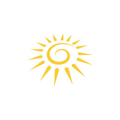 Sun Vector illustration Icon Logo Template design