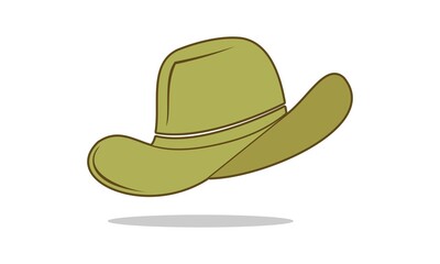 Adventure hat illustration design vector