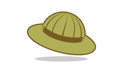 Adventure hat illustration vector design