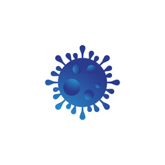 corona Virus vector illustration icon template design