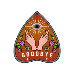 Pendulum Ouija Monoline Design