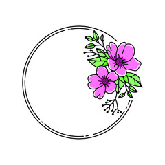 floral background with flowers