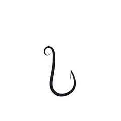 fishing hook  icon vector illustration