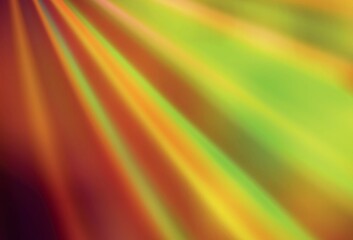 Light Red, Yellow vector blurred bright texture.