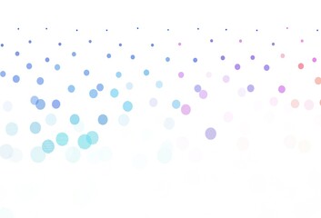 Light Blue, Red vector pattern with spheres.