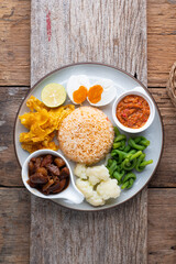 Fried Rice with Spicy Shrimp Paste Dip , Thai Street Food