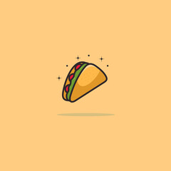 sandwich cute icon vector illustration