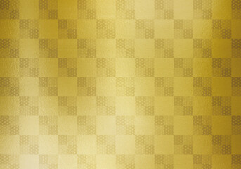 Naklejka premium 和紙_COOL_JAPAN_79_金