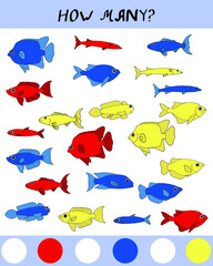 preschool education is the development of the game tropical fish