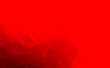 Fototapeta premium Light Red vector polygon abstract background.