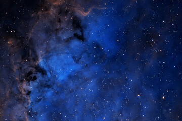 A beautiful black galaxy in deep space. Elements of this image were furnished by NASA.