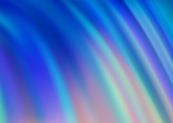 Light BLUE vector template with bubble shapes.