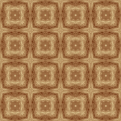 Naklejka premium Simple art work design on typical Java batik with smooth mocca color concept.