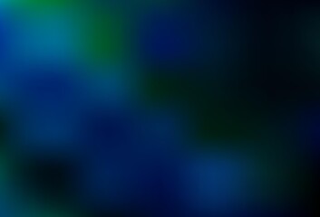 Dark BLUE vector colorful blur backdrop.