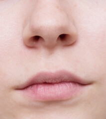 Fototapeta premium Nose and mouth