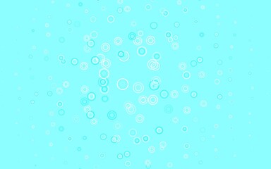 Light Blue, Green vector backdrop with dots.