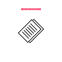 Paper Icon Vector Illustration