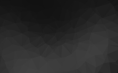 Fototapeta premium Dark Silver, Gray vector blurry triangle texture.