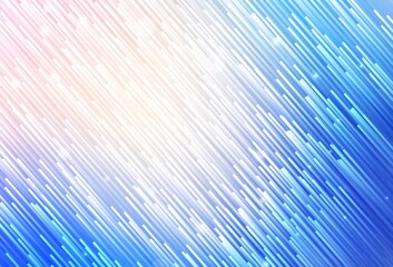 Light Pink, Blue vector template with repeated sticks.