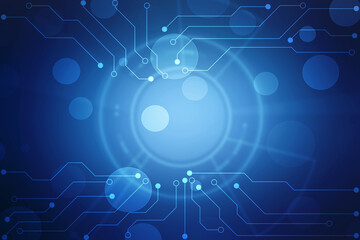 Abstract futuristic circuit board Illustration high computer technology background. Hi-tech digital technology concept.Circuit board pattern for technology background
