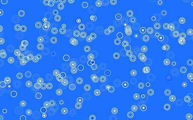 Light BLUE vector texture with disks.