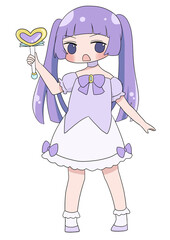 魔法少女　紫　真剣