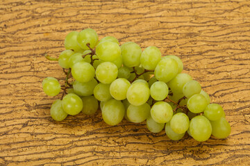 Sweet ripe Green grape branch