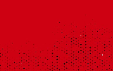 Light Purple, Pink vector template with sky stars.