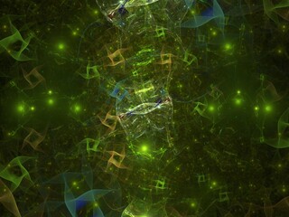 Imaginatory fractal background Image