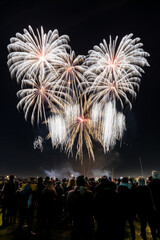 Londoners celebrate bonfire night in 2018 