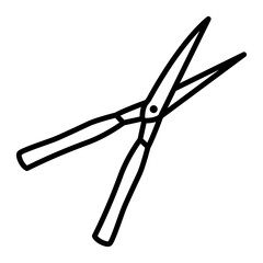 garden scissors icon vector illustration design