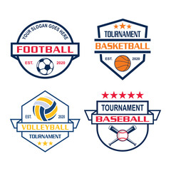 Naklejka premium A Set Of Tournament Vector , A Set Of Sport Logo