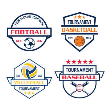 A Set Of Tournament Vector , A Set Of Sport Logo
