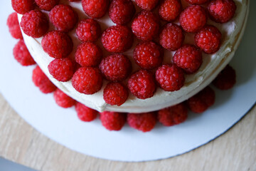 raspberries on a plate