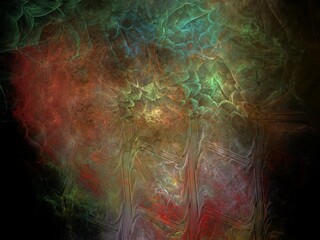 Imaginatory fractal background Image