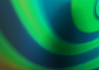 Light Green vector glossy abstract template.