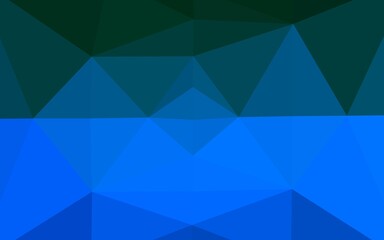 Light BLUE vector abstract polygonal layout.