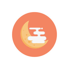 Obraz premium cloud moon