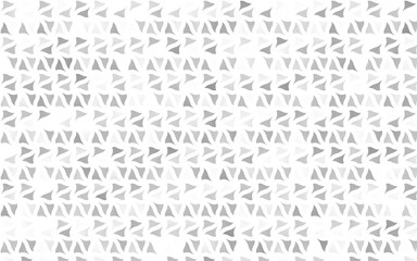 Light Silver, Gray vector pattern in polygonal style.